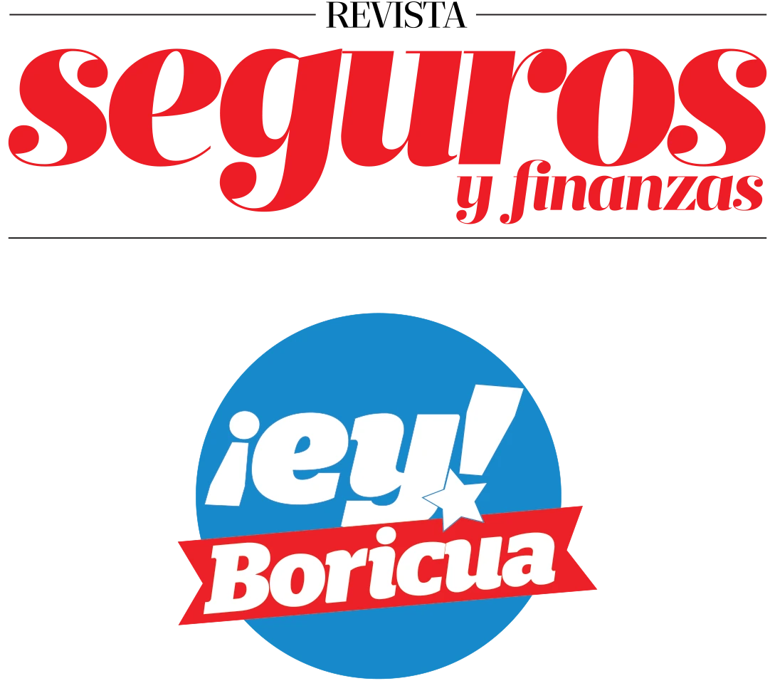 Revista Seguros &amp; ey! Boricua logos
